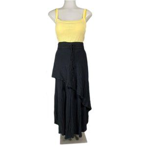 Frenchy's Layered Cotton Gauze Maxi Skirt